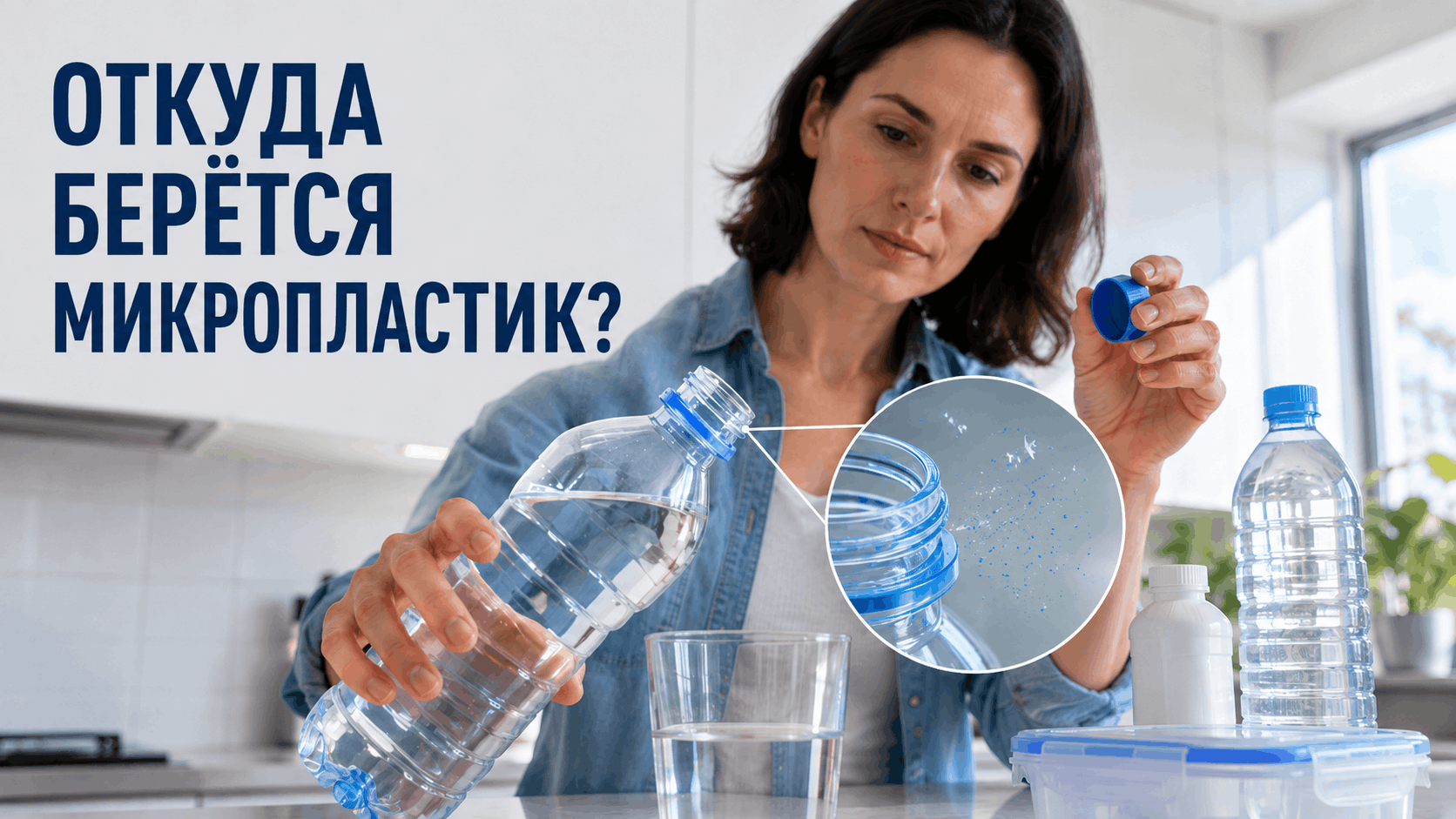 Микропластик в бутылках и канистрах – влияние качества производства и обращения с тарой